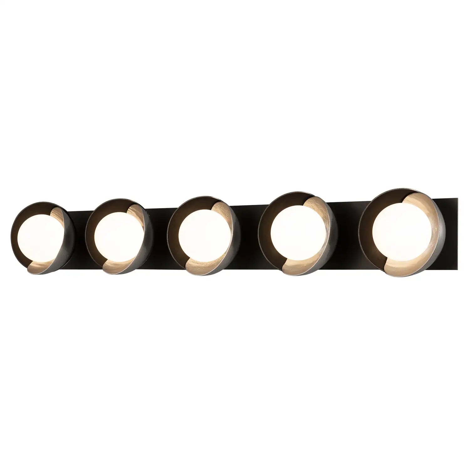 Hubbardton Forge, Brooklyn Straight Double Shade Bath Sconce, WALL SCONCES