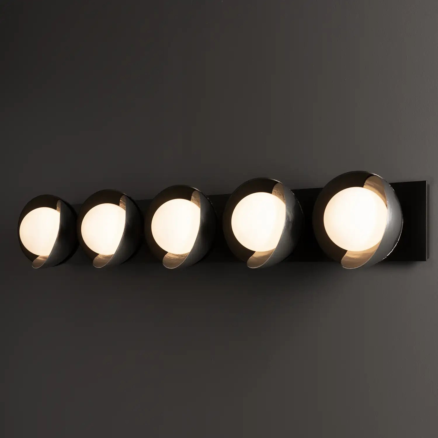 Hubbardton Forge, Brooklyn Straight Double Shade Bath Sconce, WALL SCONCES
