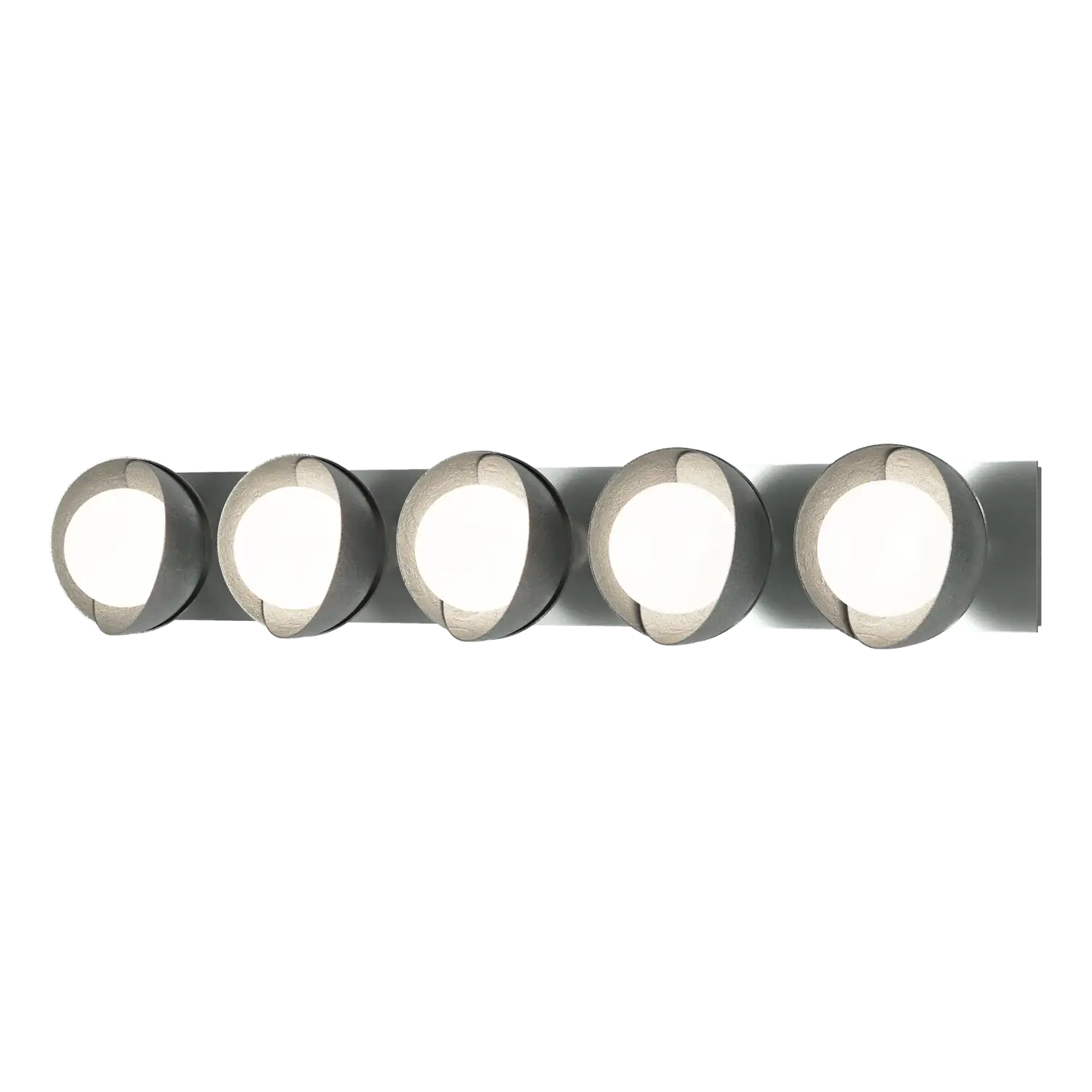 Hubbardton Forge, Brooklyn Straight Double Shade Bath Sconce, WALL SCONCES