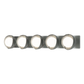 Hubbardton Forge, Brooklyn Straight Double Shade Bath Sconce, WALL SCONCES