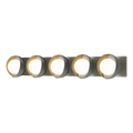 Hubbardton Forge, Brooklyn Straight Double Shade Bath Sconce, WALL SCONCES