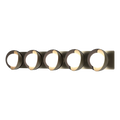 Hubbardton Forge, Brooklyn Straight Double Shade Bath Sconce, WALL SCONCES