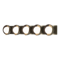 Hubbardton Forge, Brooklyn Straight Double Shade Bath Sconce, WALL SCONCES