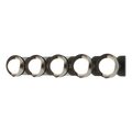 Hubbardton Forge, Brooklyn Straight Double Shade Bath Sconce, WALL SCONCES