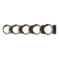 Hubbardton Forge, Brooklyn Straight Double Shade Bath Sconce, WALL SCONCES