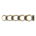 Hubbardton Forge, Brooklyn Straight Double Shade Bath Sconce, WALL SCONCES
