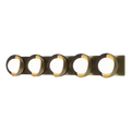 Hubbardton Forge, Brooklyn Straight Double Shade Bath Sconce, WALL SCONCES