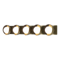 Hubbardton Forge, Brooklyn Straight Double Shade Bath Sconce, WALL SCONCES