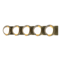 Hubbardton Forge, Brooklyn Straight Double Shade Bath Sconce, WALL SCONCES