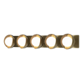 Hubbardton Forge, Brooklyn Straight Double Shade Bath Sconce, WALL SCONCES