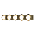 Hubbardton Forge, Brooklyn Straight Double Shade Bath Sconce, WALL SCONCES