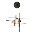 Hubbardton Forge, Tura Seeded Glass Low Voltage Sconce, WALL SCONCES