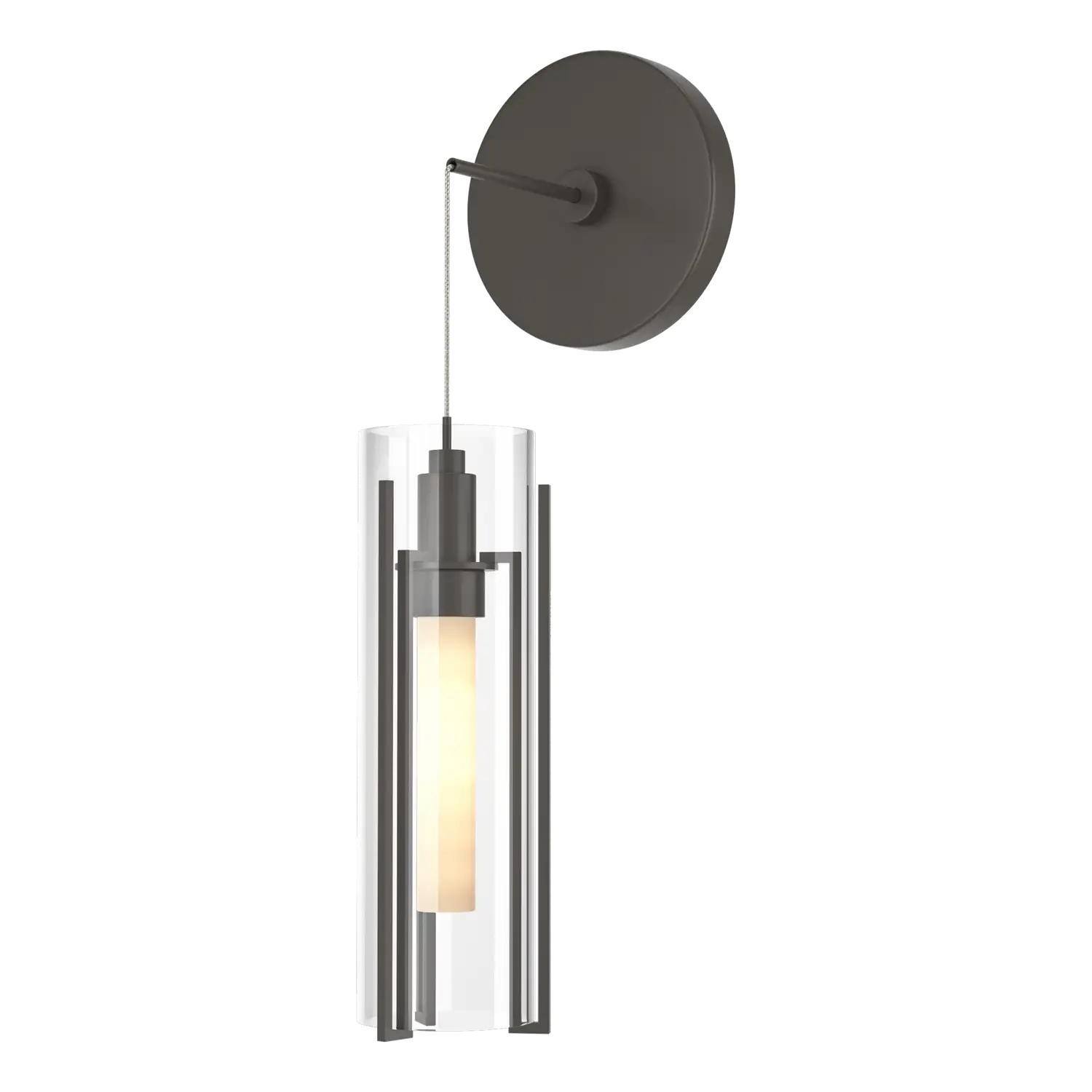 Hubbardton Forge, Exos Glass Low Voltage Sconce, WALL SCONCES