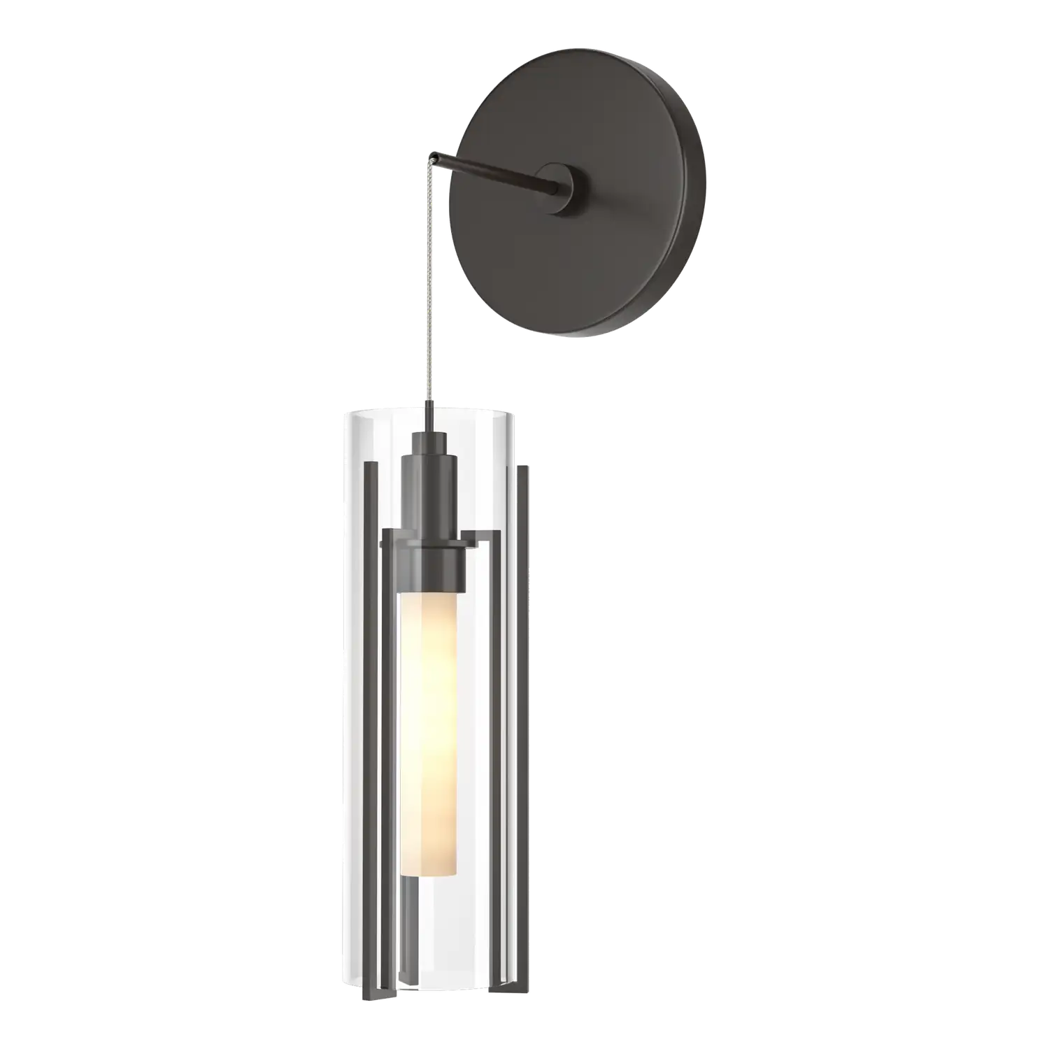 Hubbardton Forge, Exos Glass Low Voltage Sconce, WALL SCONCES