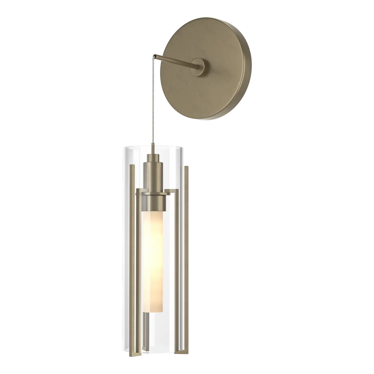 Hubbardton Forge, Exos Glass Low Voltage Sconce, WALL SCONCES
