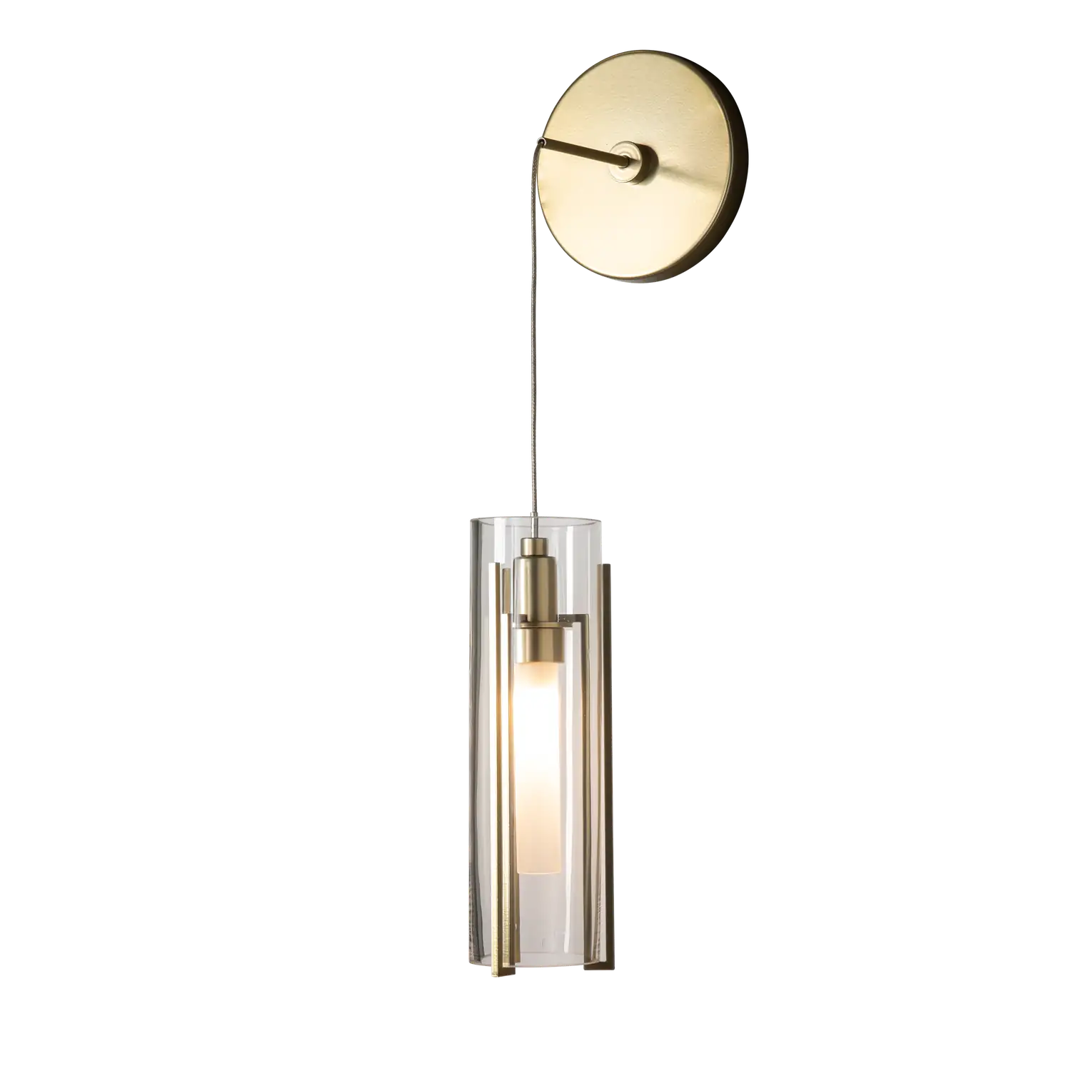 Hubbardton Forge, Exos Glass Low Voltage Sconce, WALL SCONCES