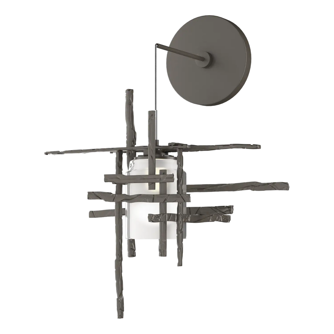 HUBBARDTON FORGE, TURA FROSTED GLASS LOW VOLTAGE SCONCE, WALL SCONCES