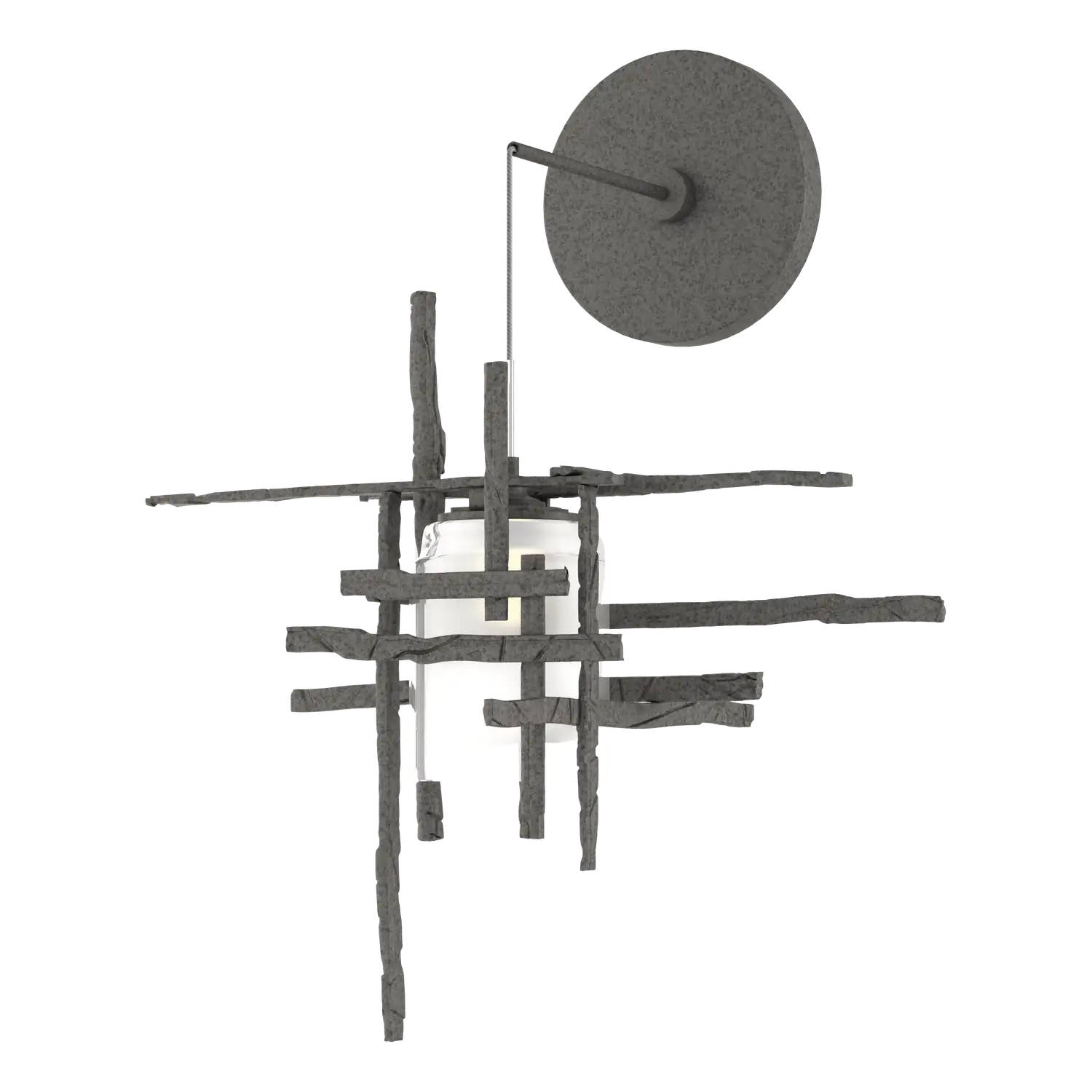 HUBBARDTON FORGE, TURA FROSTED GLASS LOW VOLTAGE SCONCE, WALL SCONCES