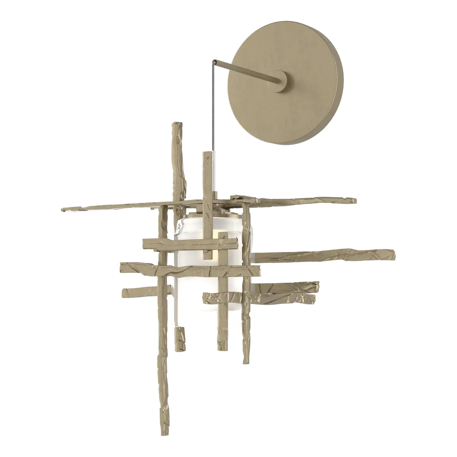 HUBBARDTON FORGE, TURA FROSTED GLASS LOW VOLTAGE SCONCE, WALL SCONCES