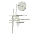 HUBBARDTON FORGE, TURA FROSTED GLASS LOW VOLTAGE SCONCE, WALL SCONCES