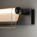 Hubbardton Forge, Draped Glass LED Bath Bar, WALL SCONCES