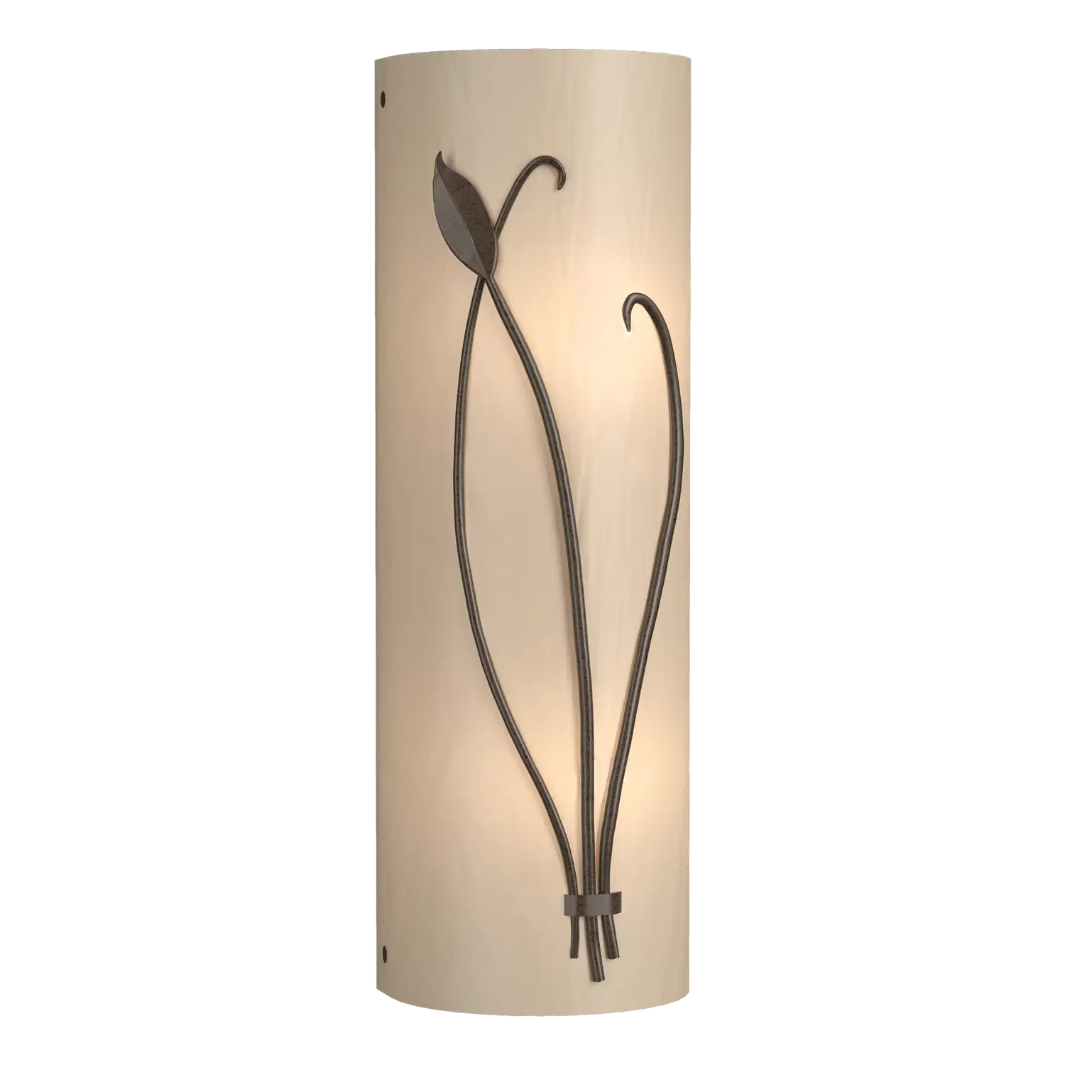 Hubbardton Forge, Forged Leaf and Stem Sconce, WALL SCONCES