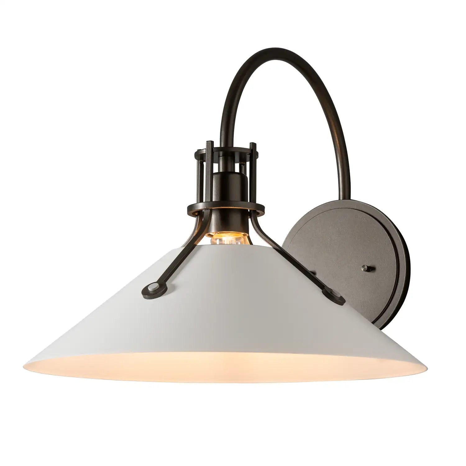 Hubbardton Forge, Henry Metal Shade Sconce, WALL SCONCES