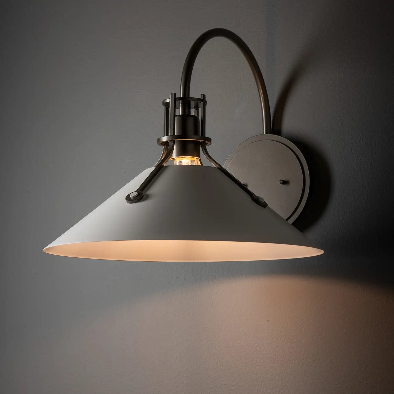 Hubbardton Forge, Henry Metal Shade Sconce, WALL SCONCES