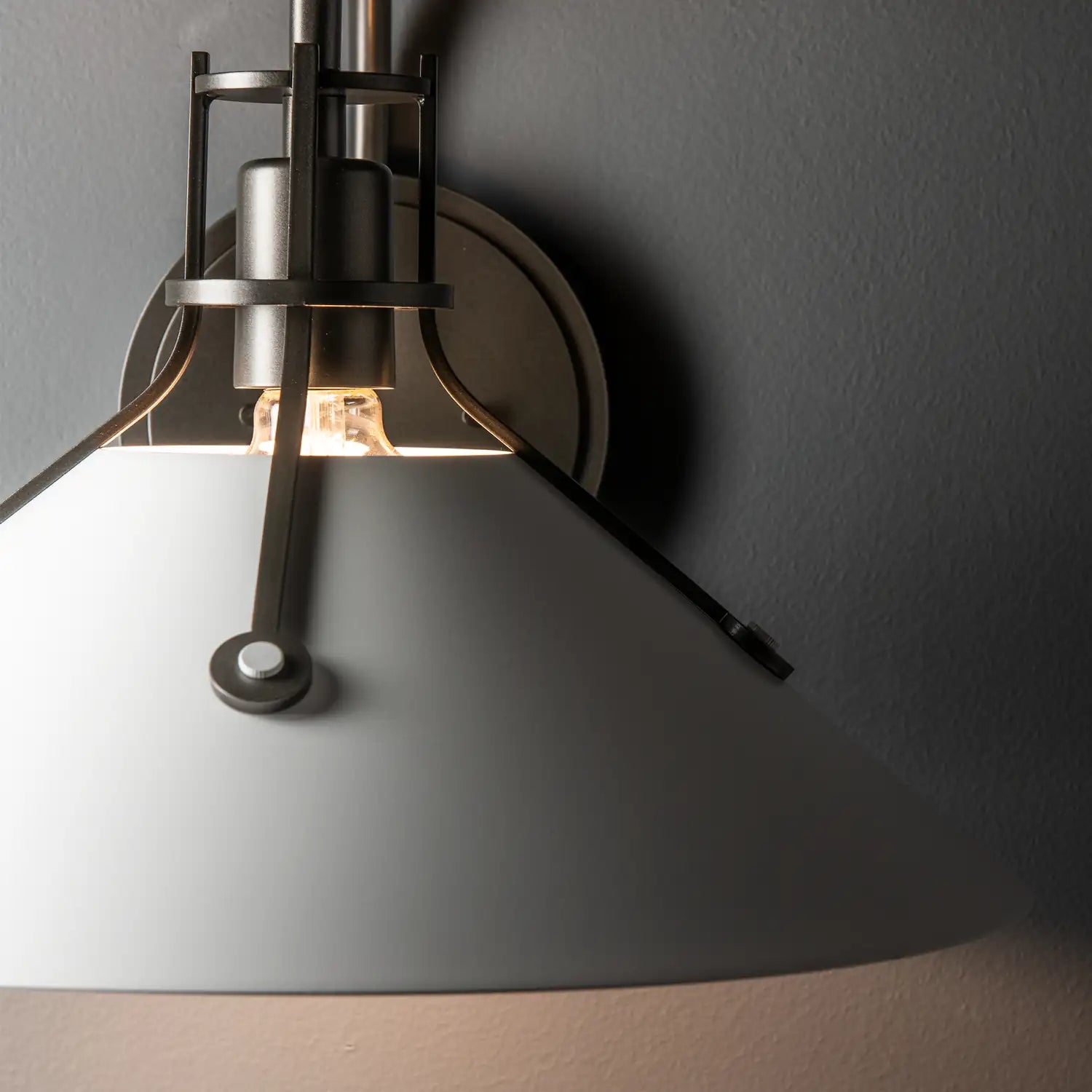 Hubbardton Forge, Henry Metal Shade Sconce, WALL SCONCES