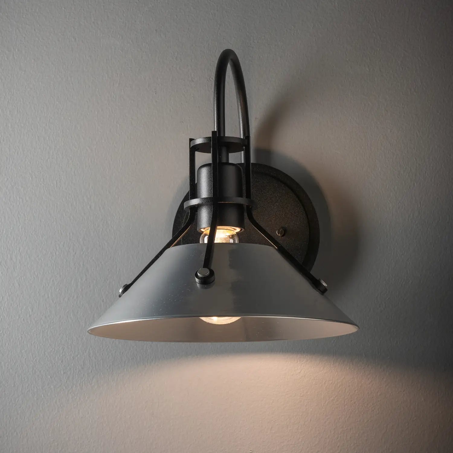 Hubbardton Forge, Henry Metal Shade Sconce, WALL SCONCES