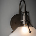 Hubbardton Forge, Henry Glass Shade Sconce, WALL SCONCES