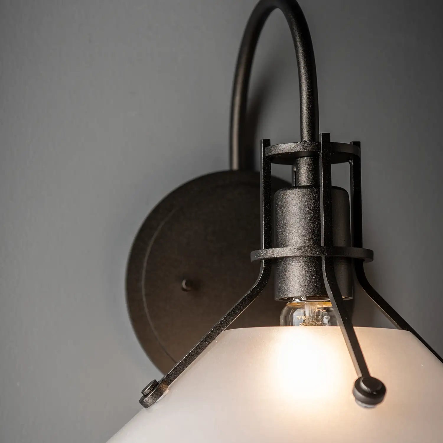 Hubbardton Forge, Henry Glass Shade Sconce, WALL SCONCES