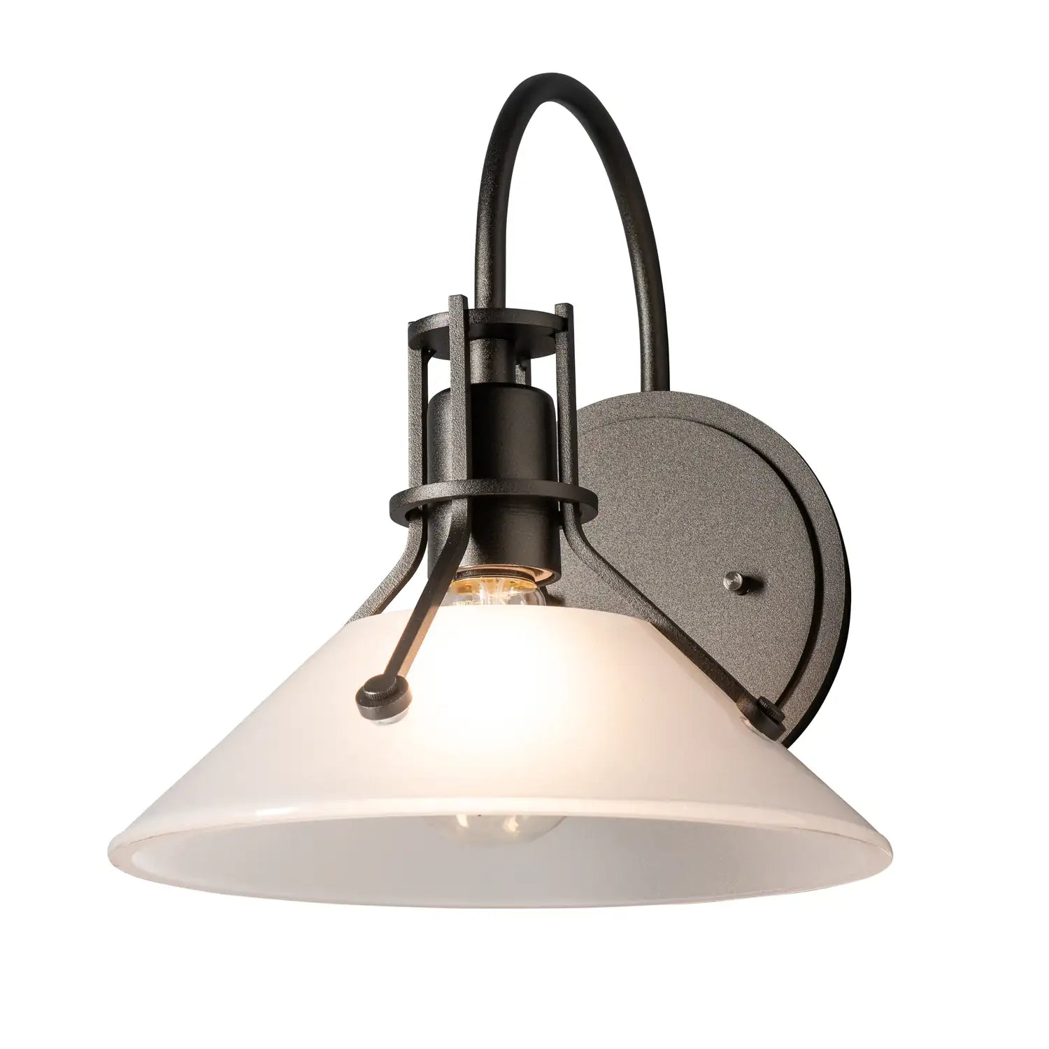 Hubbardton Forge, Henry Glass Shade Sconce, WALL SCONCES