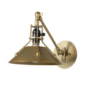 Hubbardton Forge, Henry Swing Arm Metal Shade Sconce, WALL SCONCES