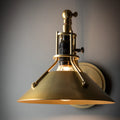 Hubbardton Forge, Henry Swing Arm Metal Shade Sconce, WALL SCONCES
