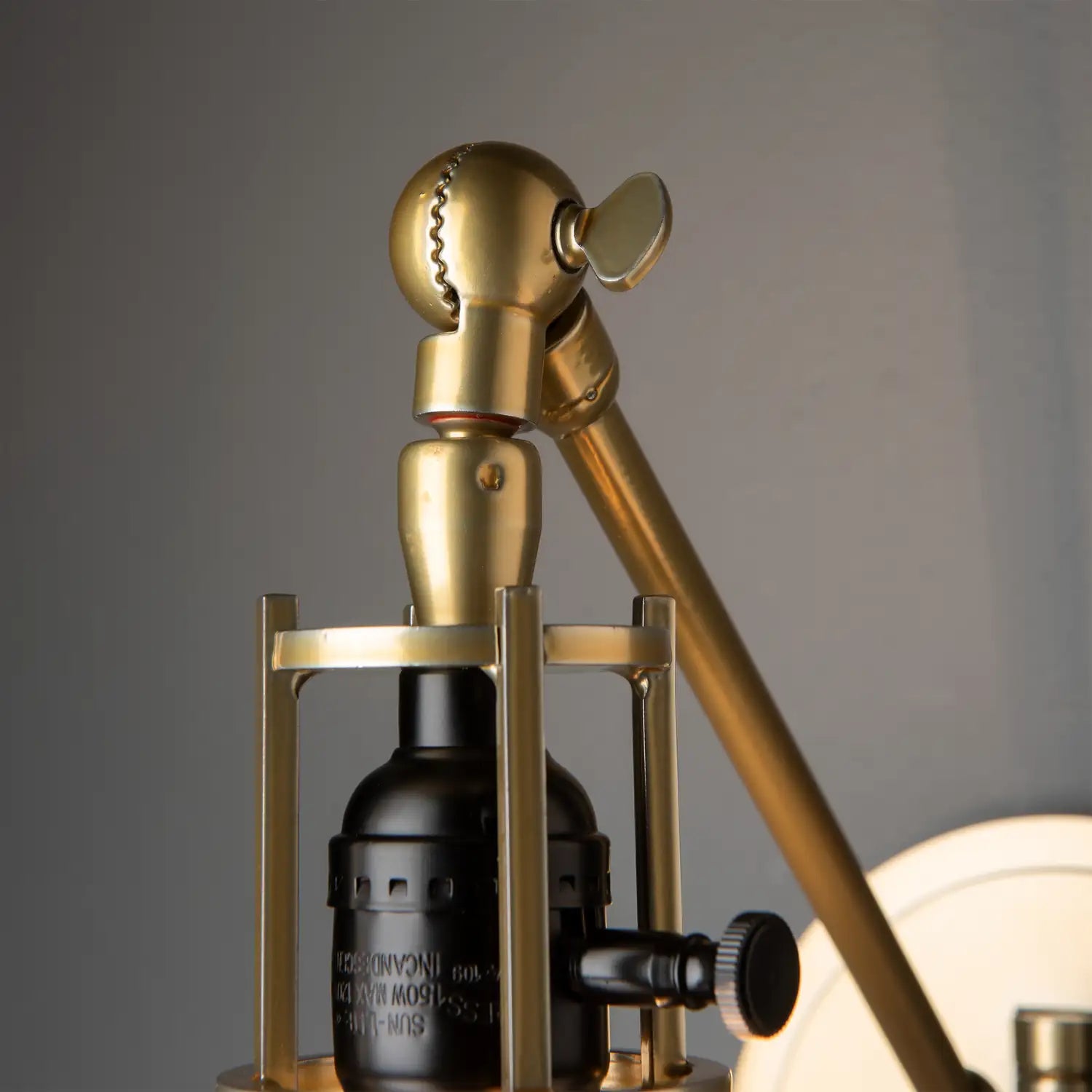 Hubbardton Forge, Henry Swing Arm Metal Shade Sconce, WALL SCONCES