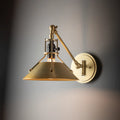 Hubbardton Forge, Henry Swing Arm Metal Shade Sconce, WALL SCONCES