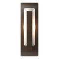 Hubbardton Forge, Forged Vertical Bar Sconce - Steel Backplate, WALL SCONCES