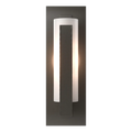 Hubbardton Forge, Forged Vertical Bar Sconce - Steel Backplate, WALL SCONCES