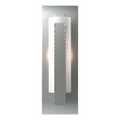 Hubbardton Forge, Forged Vertical Bar Sconce - Steel Backplate, WALL SCONCES