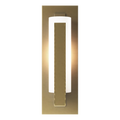 Hubbardton Forge, Forged Vertical Bar Sconce - Steel Backplate, WALL SCONCES