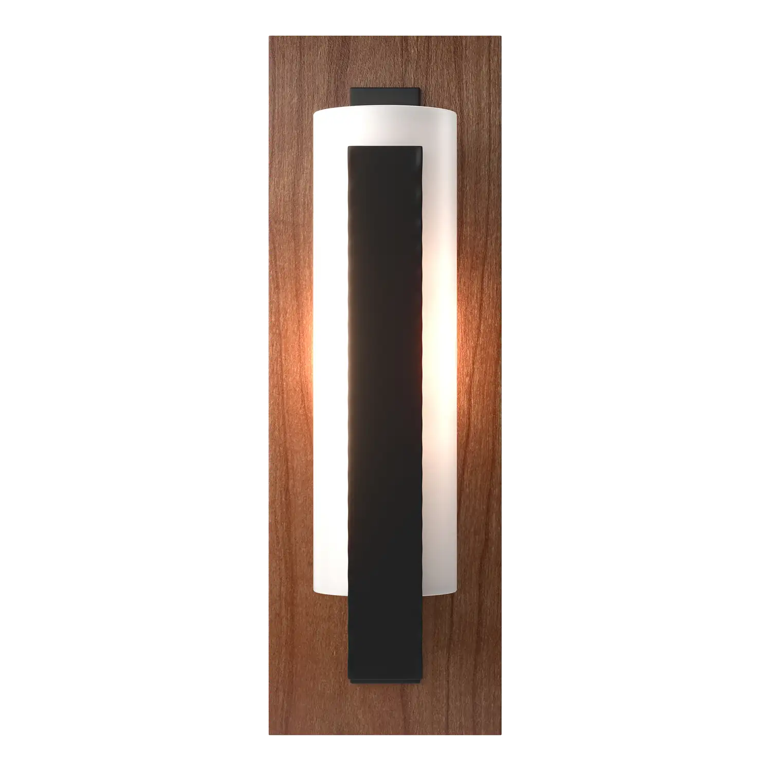 Hubbardton Forge, Forged Vertical Bar Sconce - Cherry or Copper Backplate, WALL SCONCES