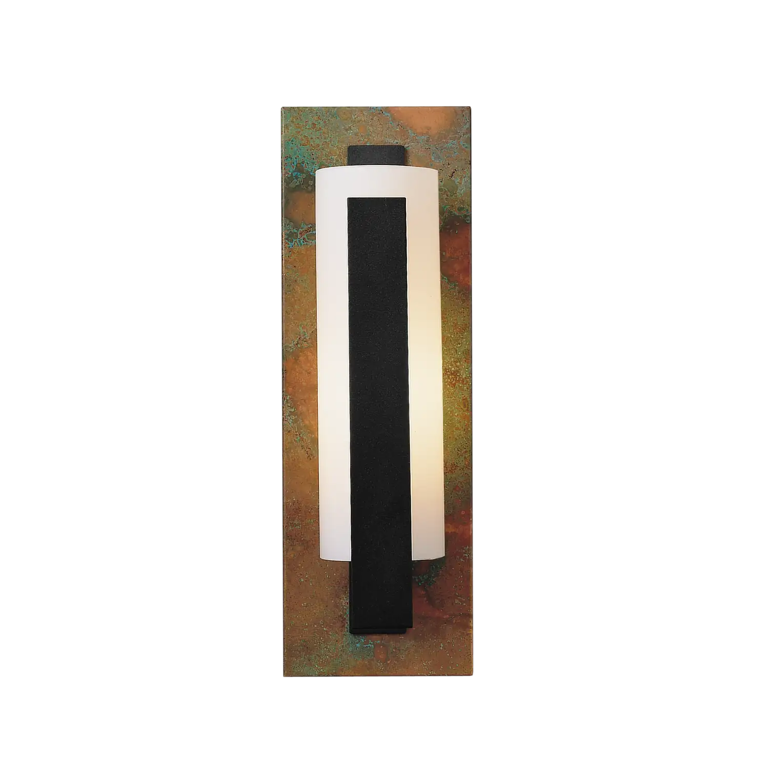 Hubbardton Forge, Forged Vertical Bar Sconce - Cherry or Copper Backplate, WALL SCONCES