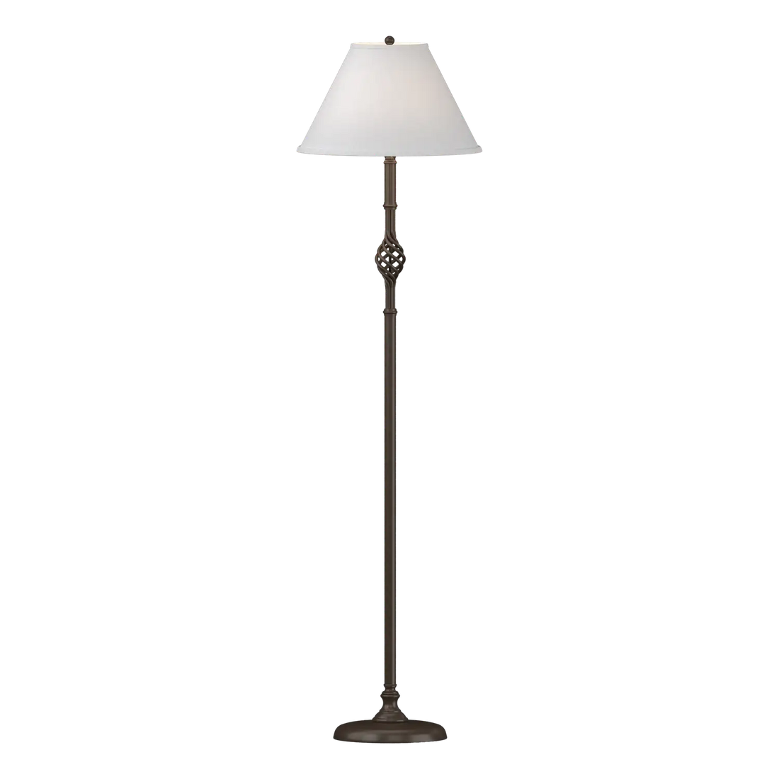 HUBBARDTON FORGE, TWIST BASKET FLOOR LAMP, FLOOR LAMP