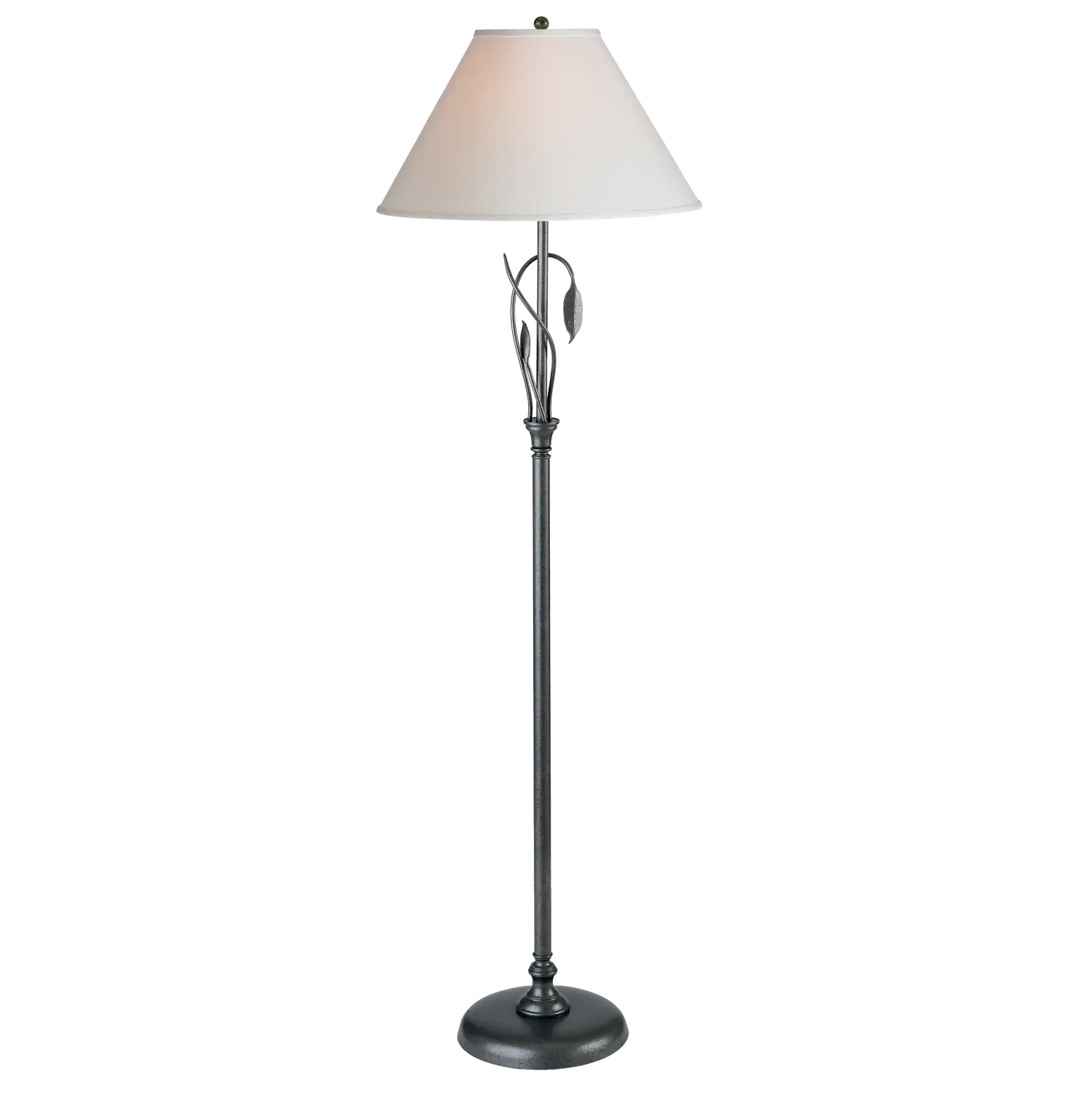 Hubbardton Forge, Forged Leaves and Vase Floor Lamp, FLOOR LAMP