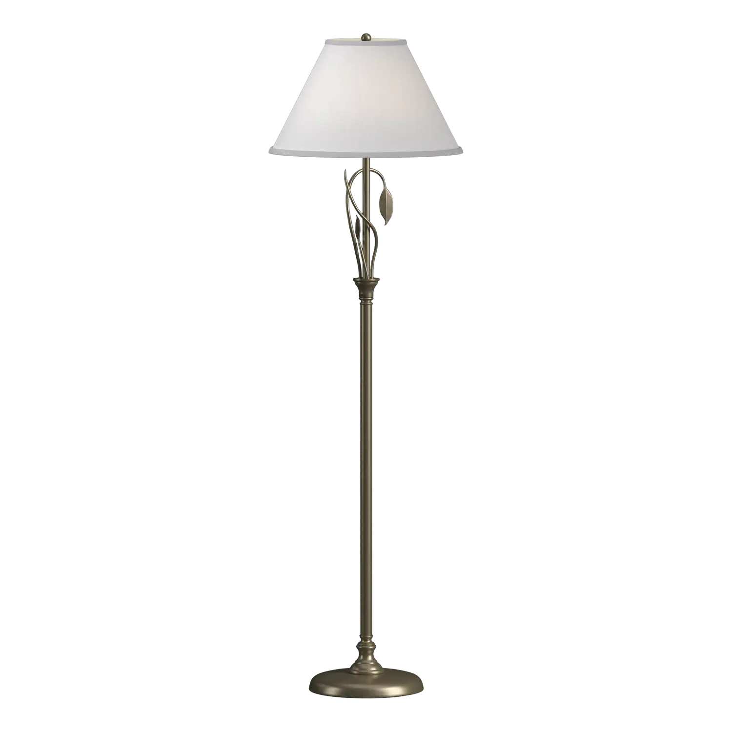 Hubbardton Forge, Forged Leaves and Vase Floor Lamp, FLOOR LAMP