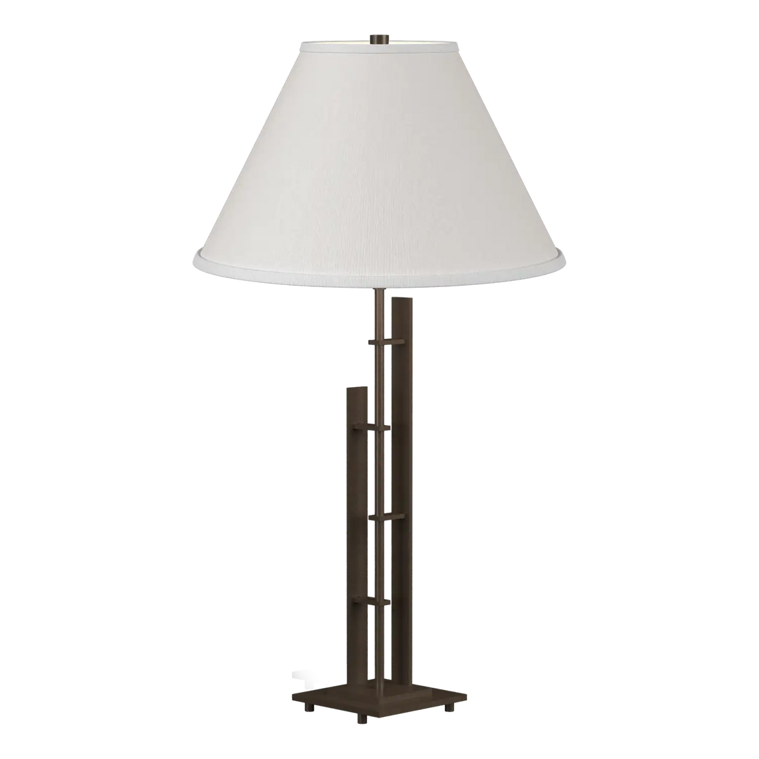 HUBBARDTON FORGE, METRA DOUBLE TABLE LAMP, DESK LAMPS