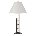 HUBBARDTON FORGE, METRA DOUBLE TABLE LAMP, DESK LAMPS