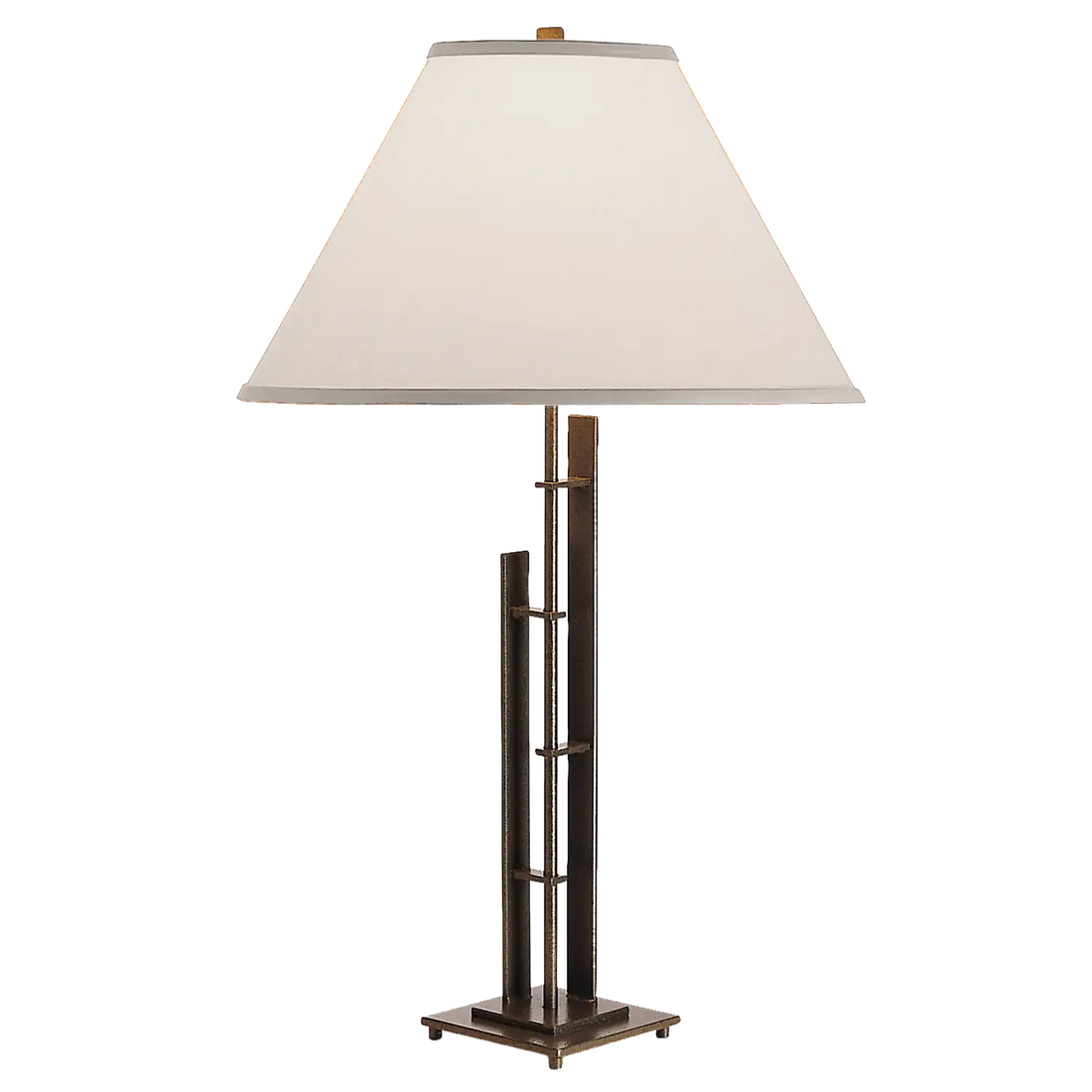 HUBBARDTON FORGE, METRA DOUBLE TABLE LAMP, DESK LAMPS