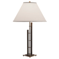 HUBBARDTON FORGE, METRA DOUBLE TABLE LAMP, DESK LAMPS